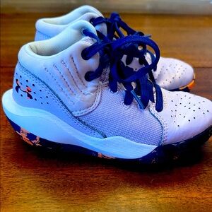 Under Armour Kids' Lavender Basketball Shoes